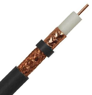 CT100 Satellite Coaxial Premium Black 100M Drum